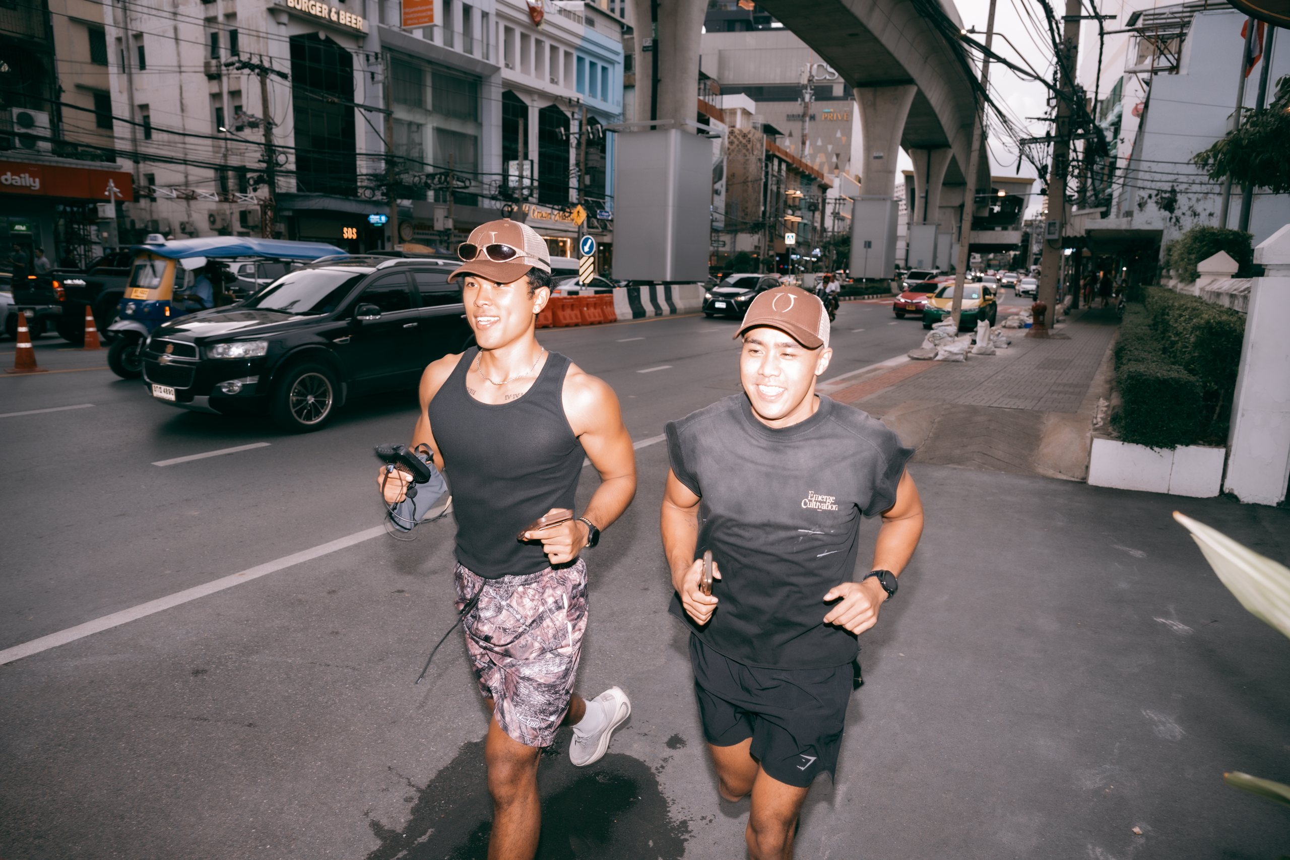 Octane runners gathering in Bangkok